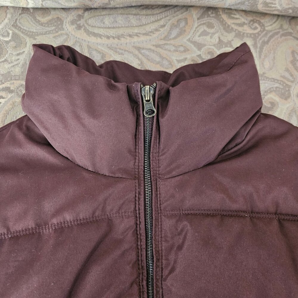 OLD NAVY "Maternity" Burgundy Winter Puffer Vest Sz M